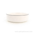 Support Samples Wholesale Custom White Ceramic Pet Bowl